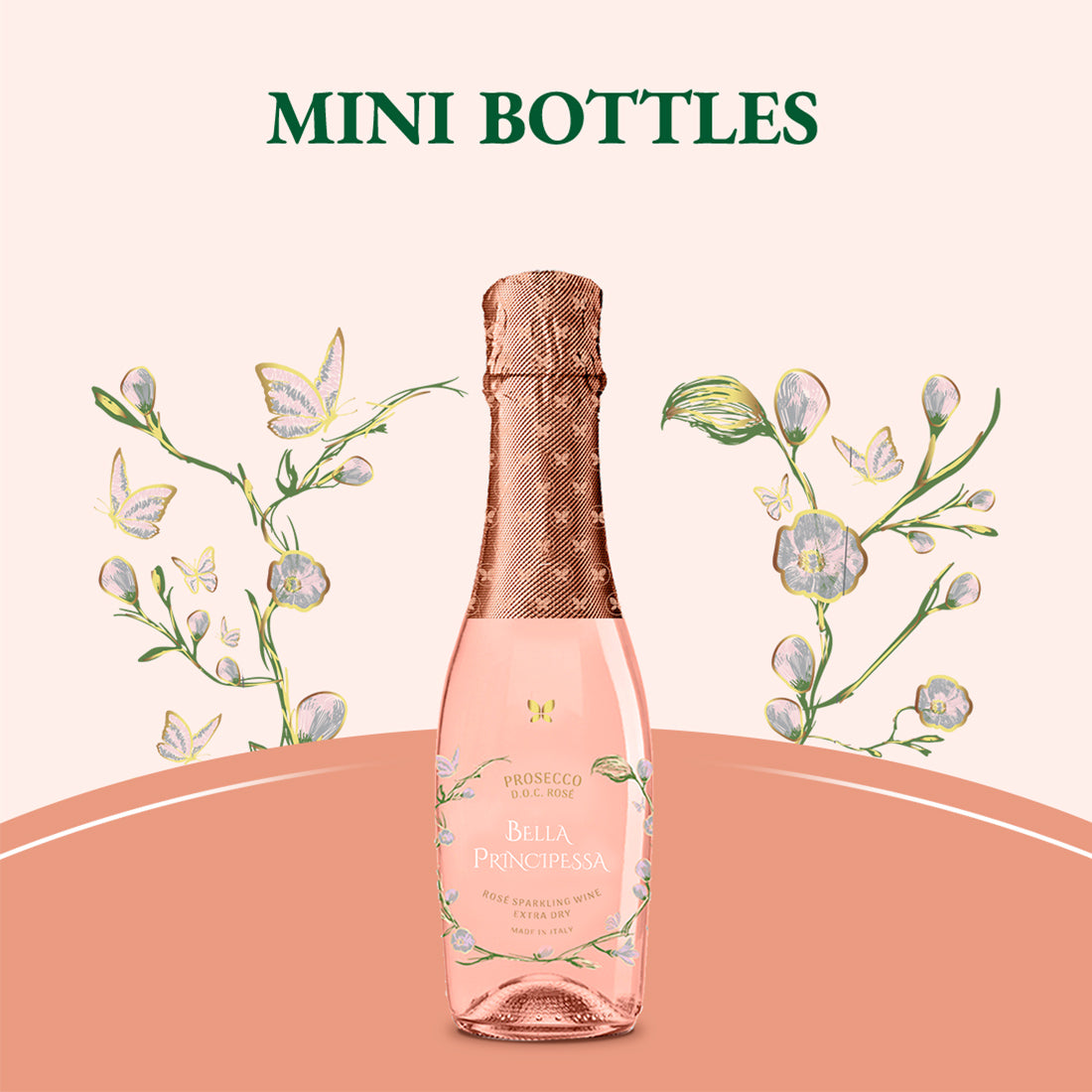 Miniature Prosecco<br>Rosé D.O.C.